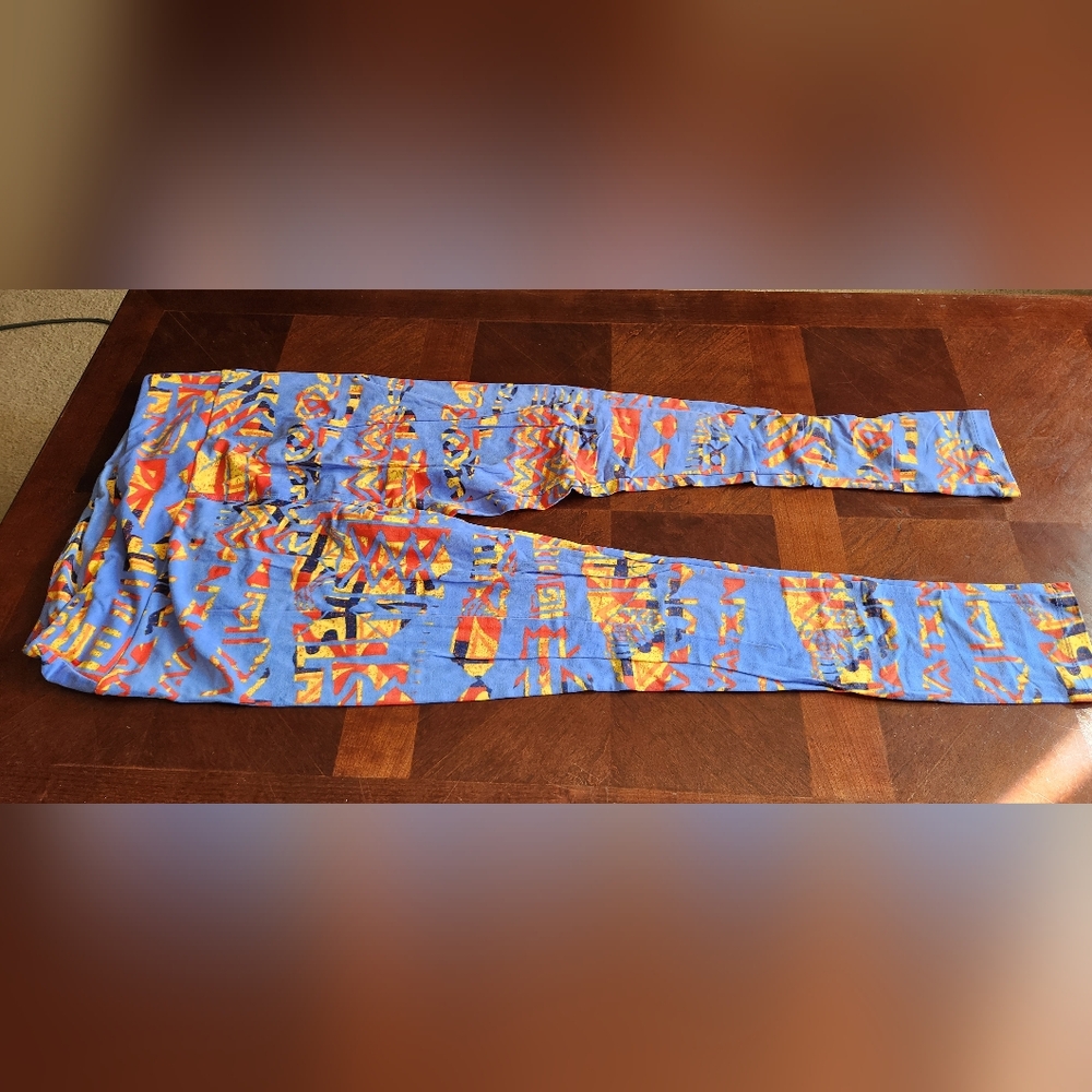 Lularoe Colorful Patterned Leggings Tall & Curvy